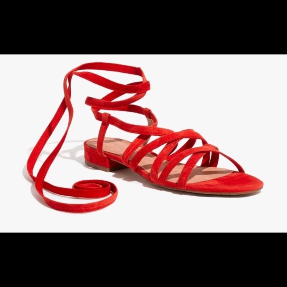 Madewell Holly Ankle Wrap Lace Up Sandal